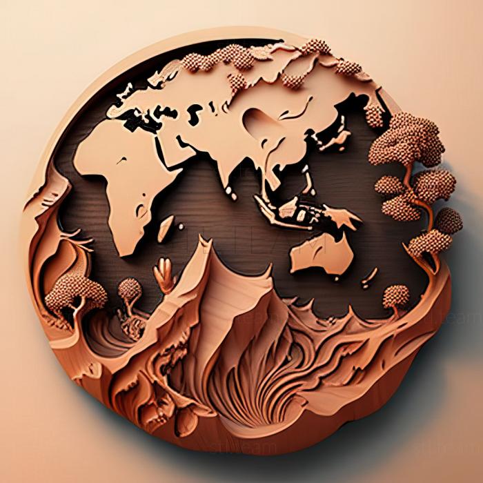 3D model st Earth Art (STL)